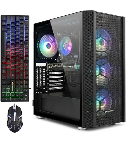 Gaming Desktop – AMD Ryzen 5 5600 3.9 GHz, NVIDIA RTX 3060, 1TB